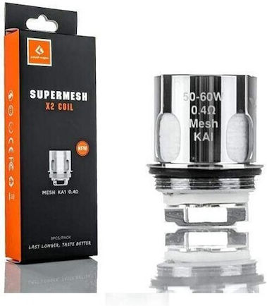 Geek Vape Supermesh X2 Electronic Cigarette Resistance 0.4ohm (DL) 1pcs