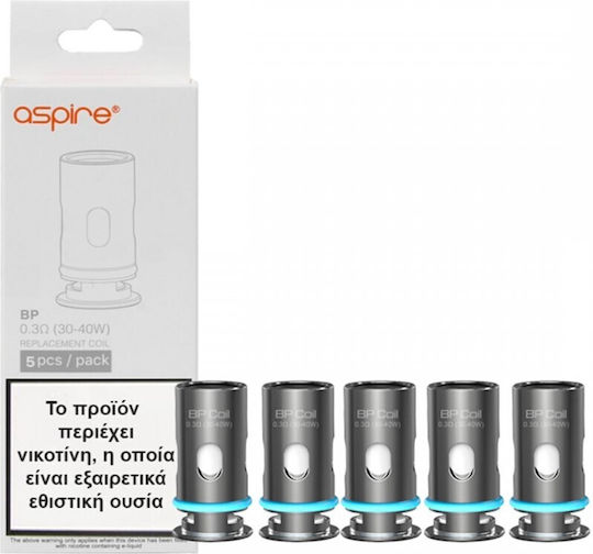 Aspire BP Mesh Αντιστάση Ηλεκτρονικών Τσιγάρων 0.3ohm (DL)