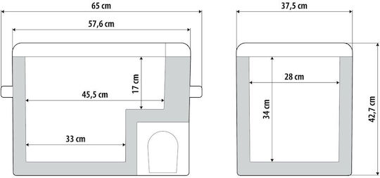 Lampa Φορητό Ψυγείο 40lt 12V / 220V / 24V Inox
