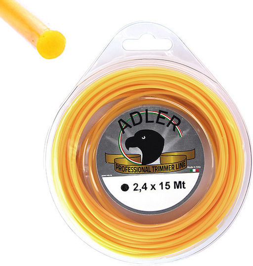 Adler Agro Round Brush Cutter Trimmer Line 2.7mm 15m 204-005