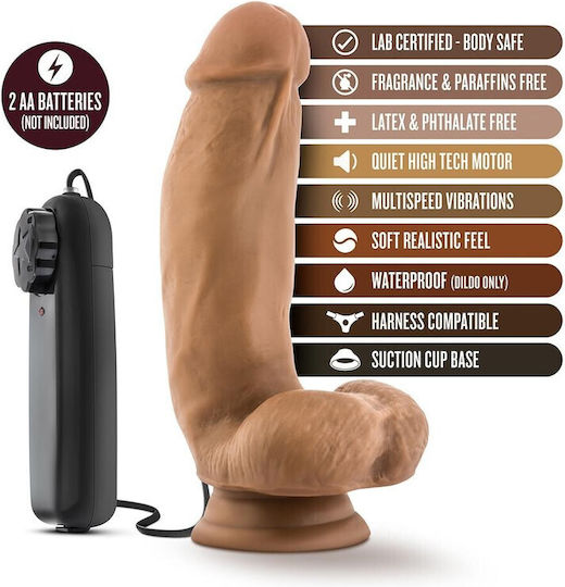 Blush Loverboy-MMA Fighter Realistic Vibrator 18cm Mocha