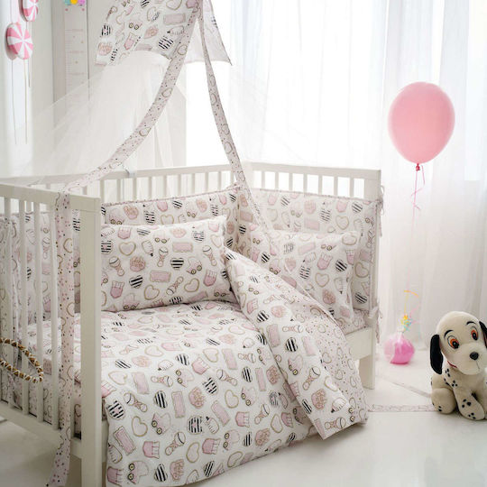 Vesta Home Pink 110x150cm Duvet Cover