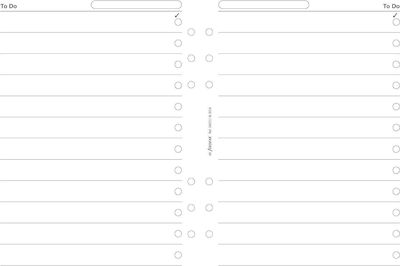 Filofax Replacement Pads A5 Ruled White