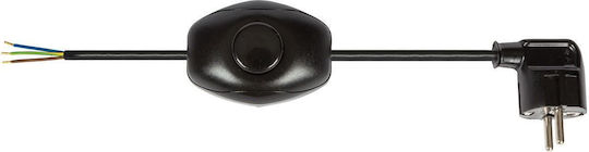 VK Lighting Netzkabel in Schwarz Farbe 4m 1Stück