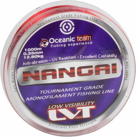 Oceanic Nangai Angelschnur Rot 1000m / 0.31mm