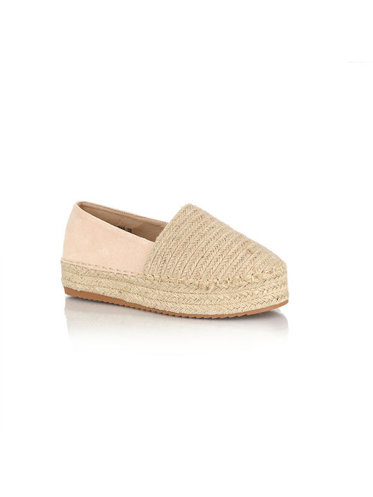 Malesa Women's Suede Espadrilles Beige