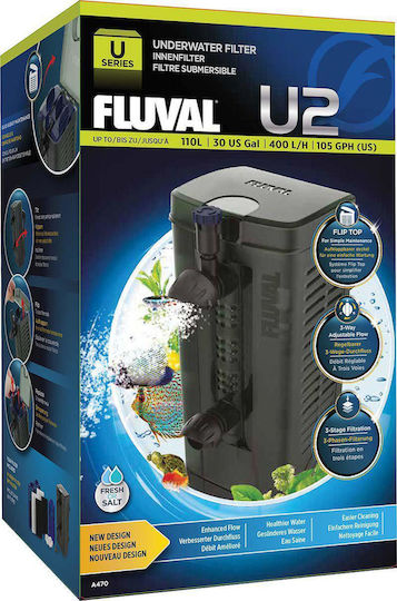 Fluval U2 Filter for Aquariums up to 110lt with Performance 400lt/h