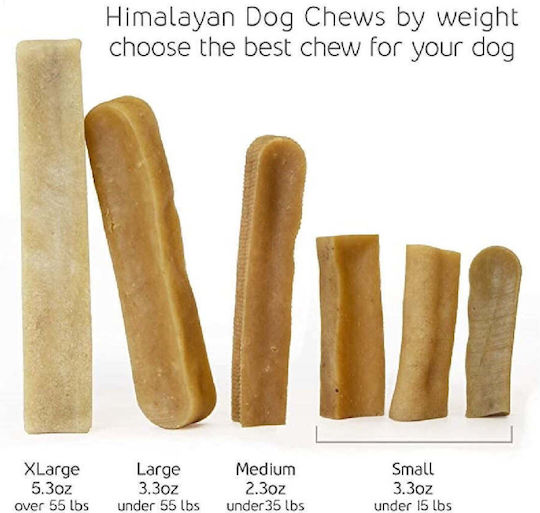 Ikaros Yak-Kaubarren für Hunde Große Rassen ohne Gluten mit Käse und Mlik