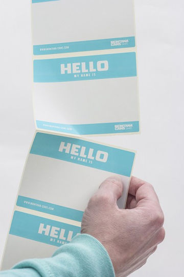 Montana Cans Post-it Notes Pad Blue 12x9cm