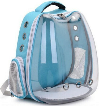 Glee Dog/Cat Carrying Turquoise Backpack L39xW42xH16cm