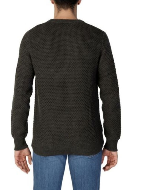 Selected Herren Langarm-Pullover Grün