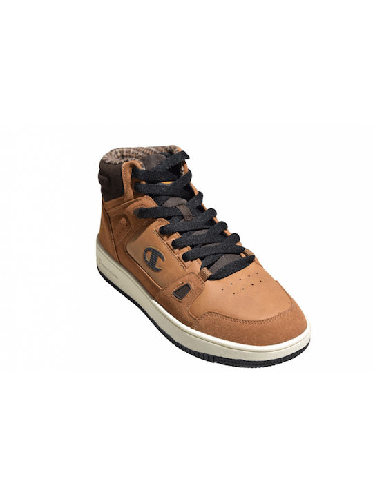 Champion Mid Rebound Boots Tabac Brown