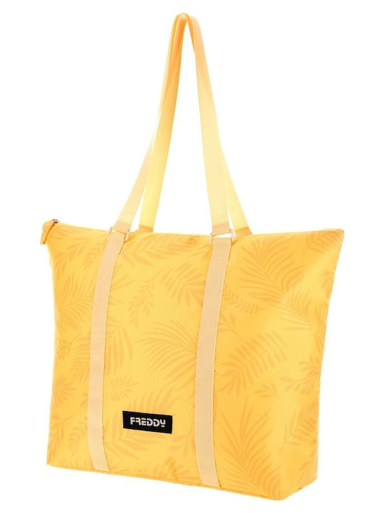 Freddy Plastic Beach Bag Yellow