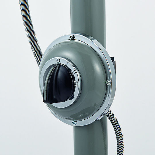 Eurolamp Eurolamp Ventilator Sockel 35W Lüfterdurchmesser 34cm Grau