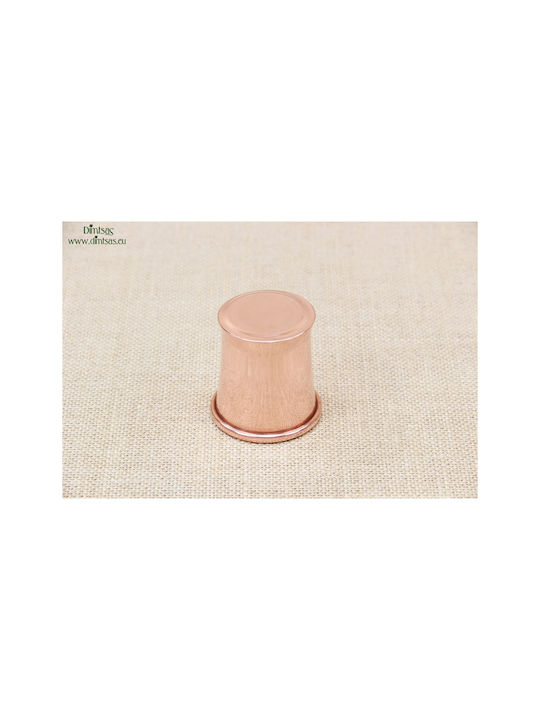 2 Glas Wasser aus Kupfer in Rose Gold Farbe 170ml