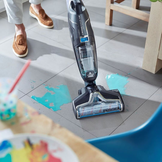 Bissell Crosswave Презареждаща Вертикална Прахосмукачка 36V Сива
