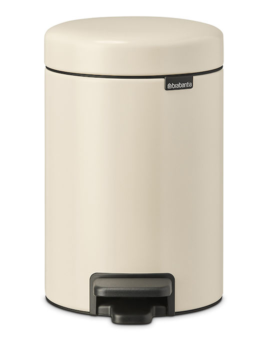 Brabantia Μεταλλικό Καλαθάκι Μπάνιου 3lt Μπεζ