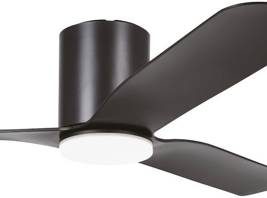 Eglo Kawana Ventilator De Tavan 132cm Cu Lentile De Mărire Negru