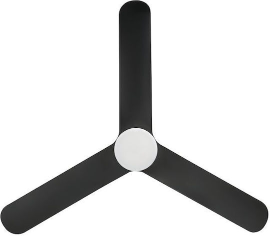 Eglo Kawana Ventilator De Tavan 132cm Cu Lentile De Mărire Negru