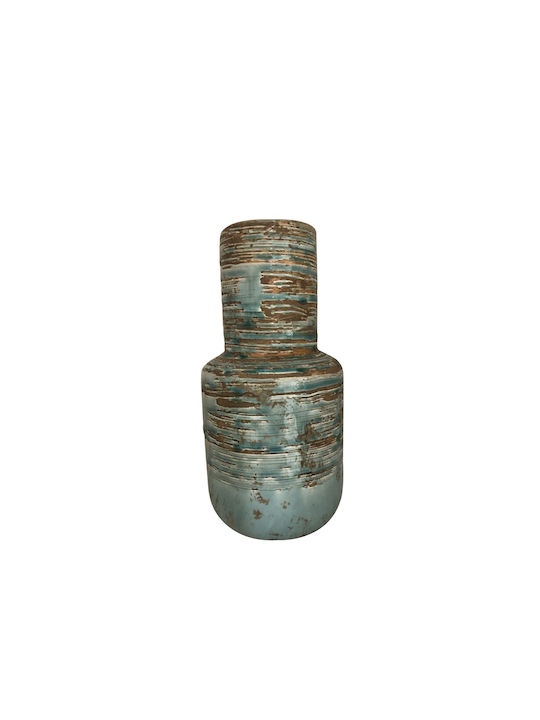 Vază Decorativă Ceramică Albastru 11x11x24.5cm 1buc