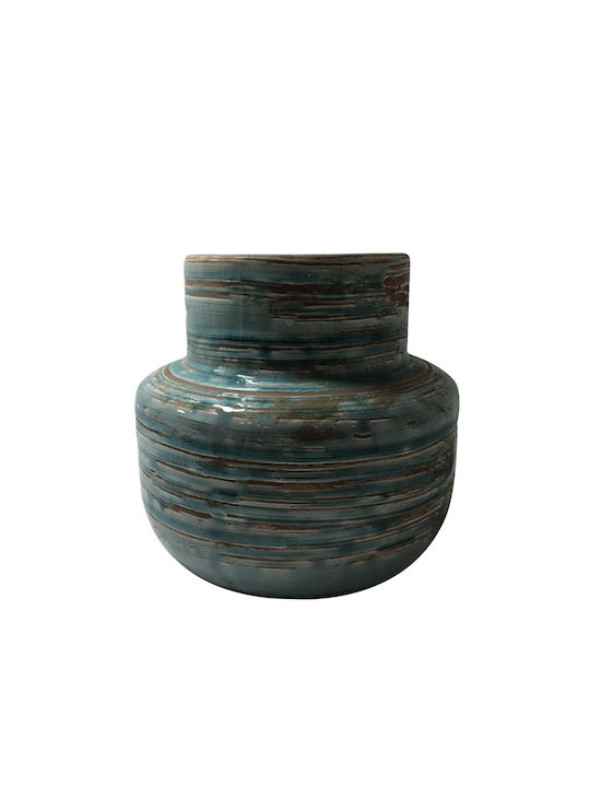 Βază decorativă Ceramică Albastru 16x15.5cm 1buc