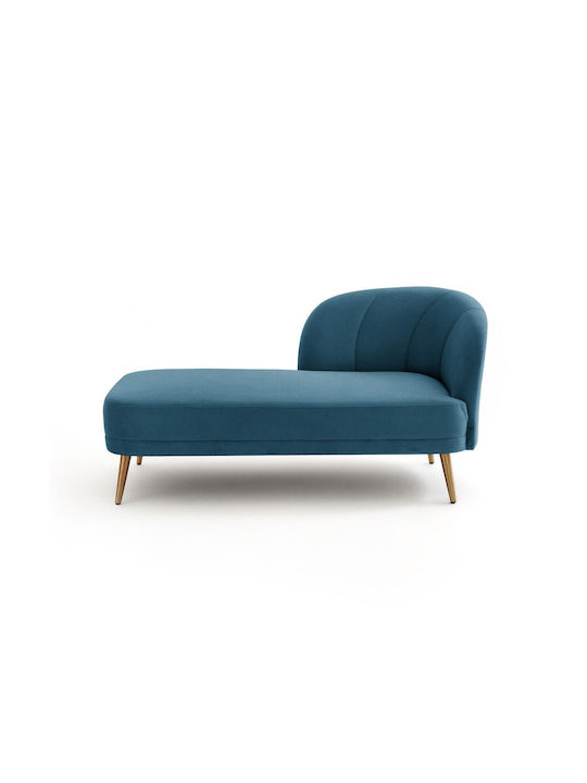 Liegestuhl Stoff Blau 159x78,5x81cm