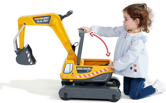 Falk Excavator Αυτοκινητάκι Ride On Κίτρινο