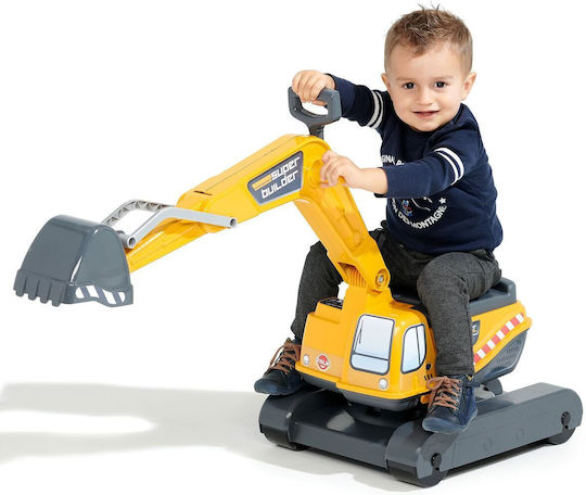 Falk Excavator Αυτοκινητάκι Ride On Κίτρινο