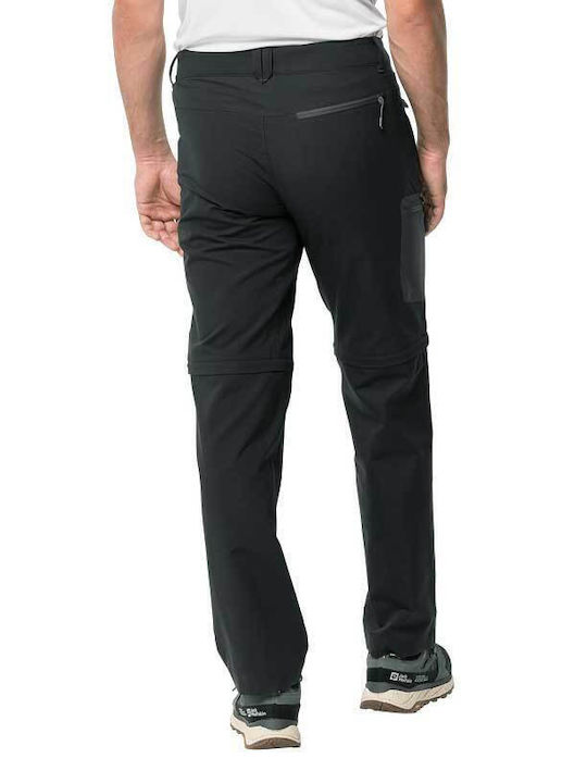 Jack Wolfskin Active Track Ανδρικό Μακρύ Παντελόνι Πεζοπορίας Γκρι