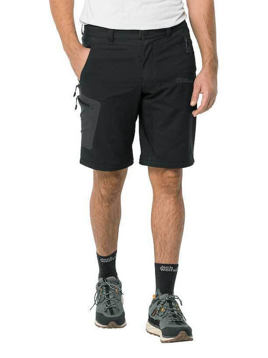 Jack Wolfskin Active Track Ανδρικό Μακρύ Παντελόνι Πεζοπορίας Γκρι