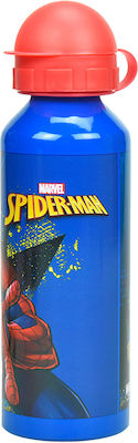 Gim Παγούρι Αλουμινίου Spiderman σε Μπλε χρώμα 520ml