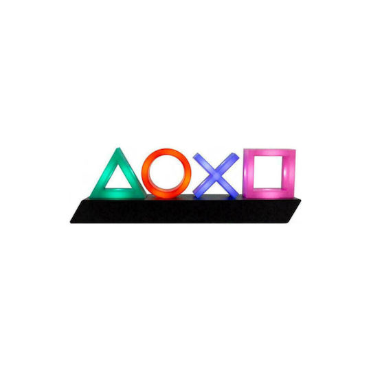 Paladone Παιδικό Διακοσμητικό Φωτιστικό PlayStation PP4140PS με Εναλλαγές Χρωματισμών Πολύχρωμο