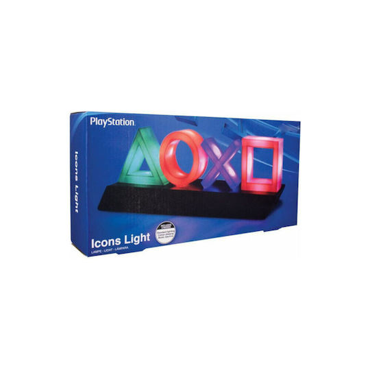 Paladone Παιδικό Διακοσμητικό Φωτιστικό PlayStation PP4140PS με Εναλλαγές Χρωματισμών Πολύχρωμο