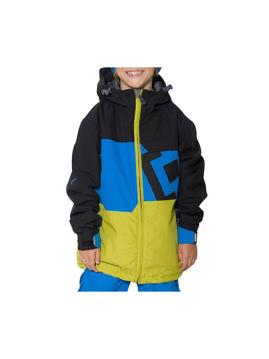 Horsefeathers Waterproof Kids Sports Jacket Short with Hood Multicolour