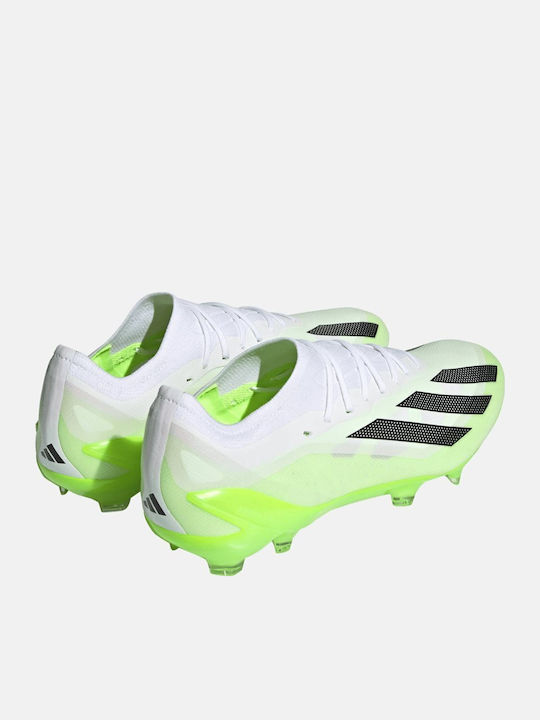 adidas X Crazyfast.1 Football Shoes with Cleats White