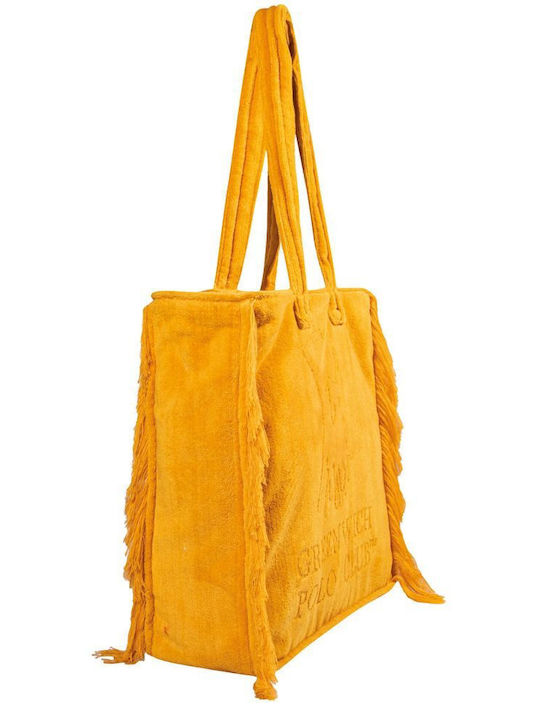 Greenwich Polo Club Fabric Yellow Beach Bag