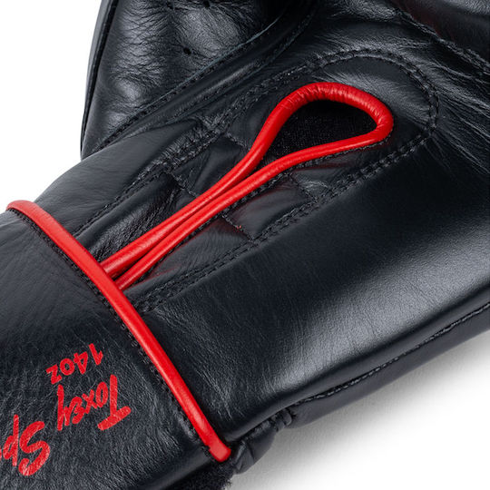Benlee Boxhandschuhe Leder für Kampf Schwarz