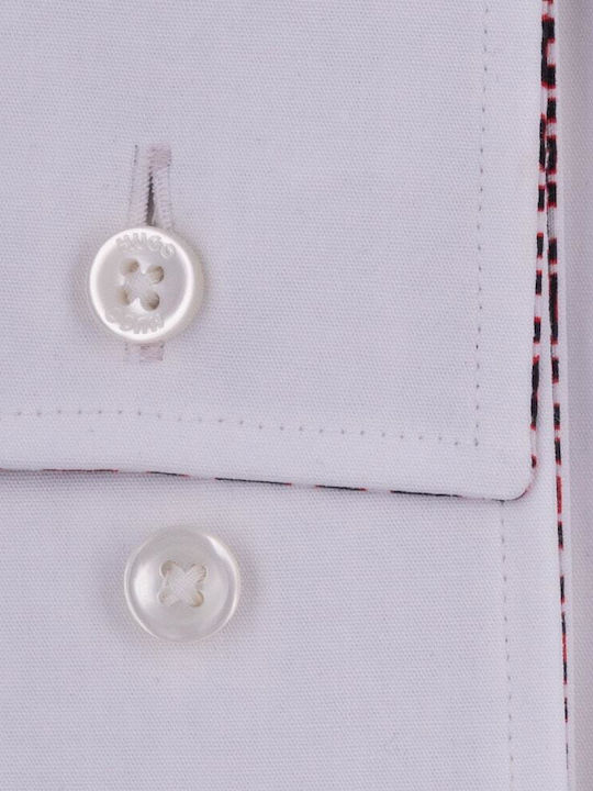 Koey Long-sleeved Cotton Shirt White