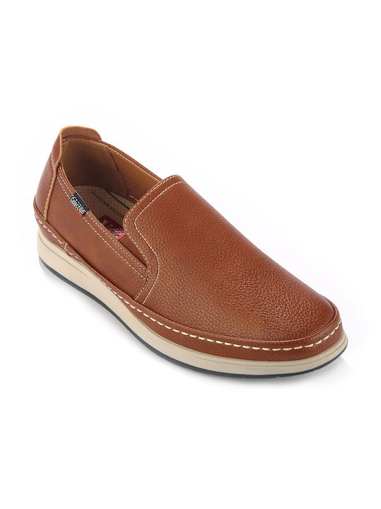 Fshoes Herren Mokassins in Tabac Braun Farbe