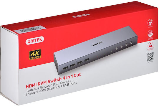 Unitek V306A KVM и превключвател на данни V306A