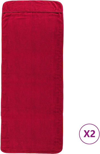 vidaXL Set 2 Hotelhandtücher 135x60 cm Gewicht: 400gsm