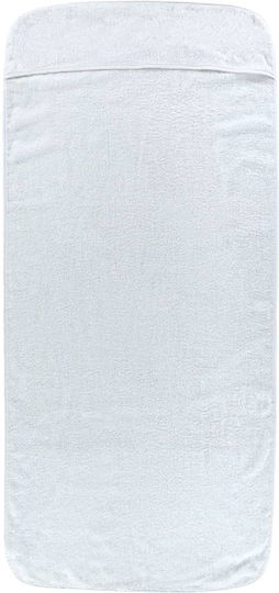 vidaXL Set 6 Hotel Face Towels 135x60 cm 400gsm White