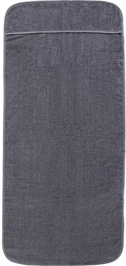 vidaXL Set 2 Hotelhandtücher 200x75 cm Holzkohle Gewicht: 400gsm