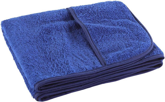 vidaXL Set 6 Hotel Face Towels 135x60 cm 400gsm Blue