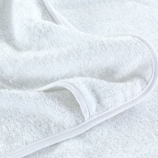 vidaXL Set 6 Hotel Face Towels 135x60 cm 400gsm White