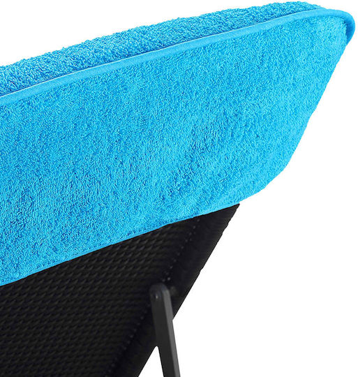 vidaXL Set 2 Hotel Face Towels 135x60 cm 400gsm Turquoise