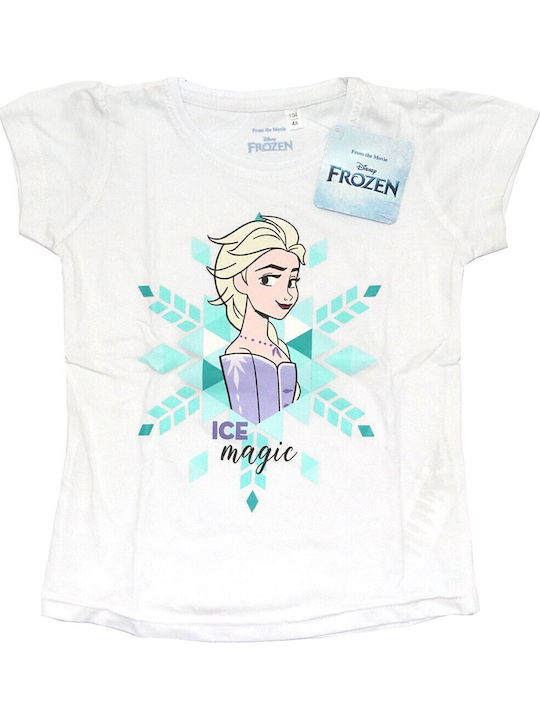 Disney Kids' Pajamas Summer White Frozen