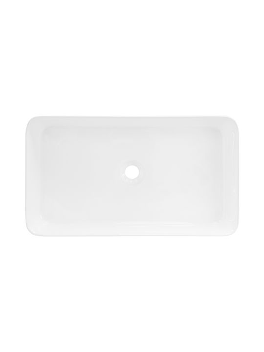ML-Design Countertop Sink Ceramic 68x38x12cm White