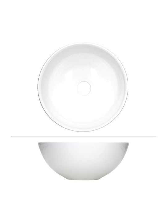 ML-Design Countertop Sink Ceramic 28x28x11.6cm White