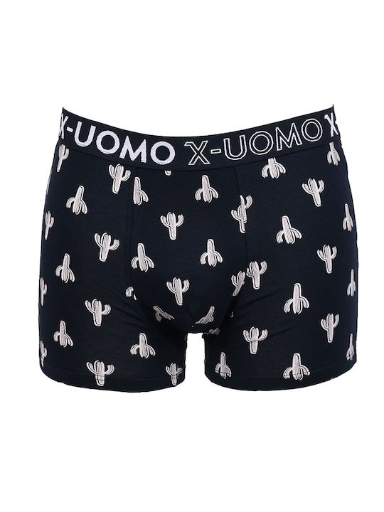 Uomo Men's Boxers Blue 2Pack